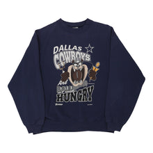  Vintage navy Dallas Cowboys Hanes Sweatshirt - mens large