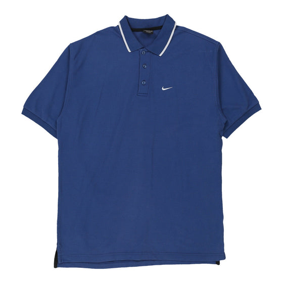 Vintage blue Nike Polo Shirt - mens small