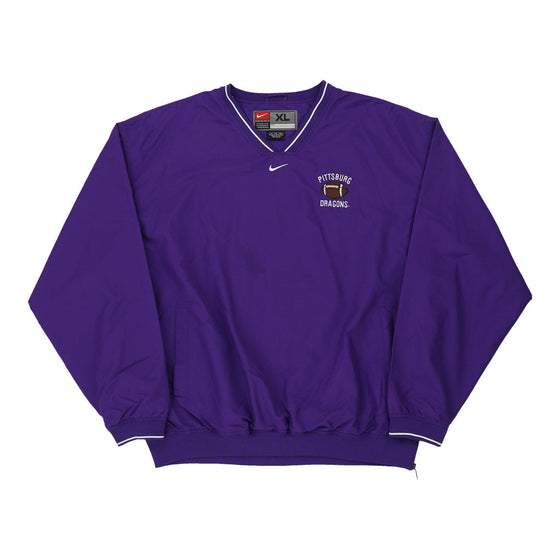 Vintage purple Pittsburgh Dragons Nike Sweatshirt - mens x-large