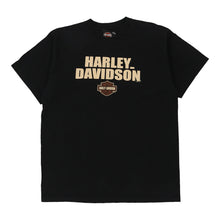  Vintage black Pawtucket RI Harley Davidson T-Shirt - mens large