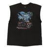 Vintage black Harley Davidson Vest - mens xx-large