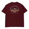 Vintage burgundy Harley Davidson T-Shirt - mens xx-large