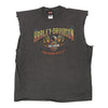 Vintage grey Las Vegas Nevada Harley Davidson Vest - mens x-large