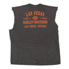 Vintage grey Las Vegas Nevada Harley Davidson Vest - mens x-large