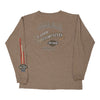 Vintage grey Avon OH Harley Davidson Long Sleeve T-Shirt - mens large