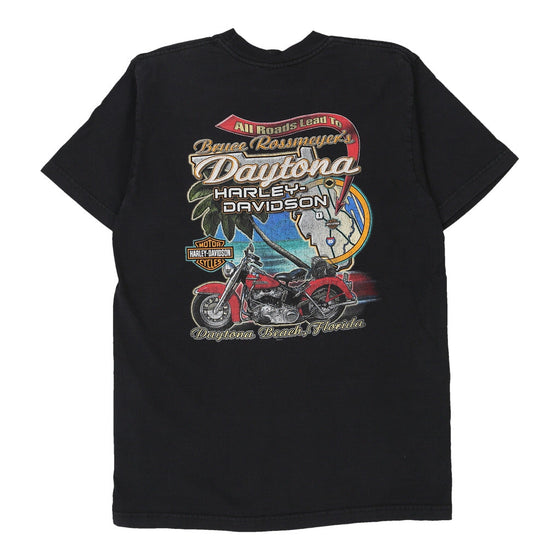 Vintage black Daytona Beach Harley Davidson T-Shirt - mens large