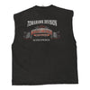 Vintage black Wisconsin Harley Davidson Vest - mens xx-large