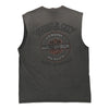 Vintage grey Harley Davidson Vest - mens large