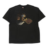 Vintage black Missoula MT Harley Davidson T-Shirt - mens xx-large