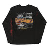 Vintage black Virginia Harley Davidson Long Sleeve T-Shirt - mens medium