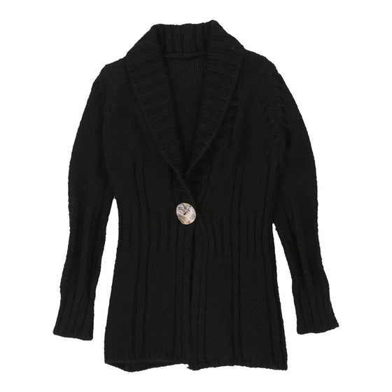 Vintage black Unbranded Cardigan - womens medium