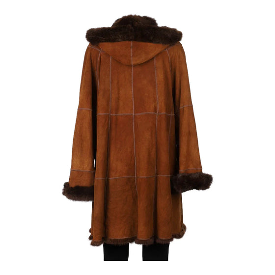 Vintage brown Unbranded Sheepskin Jacket - womens x-large