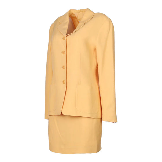 Vintage yellow Marella Full Suit - womens small