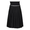 Vintage black One Penny Midi Skirt - womens x-large