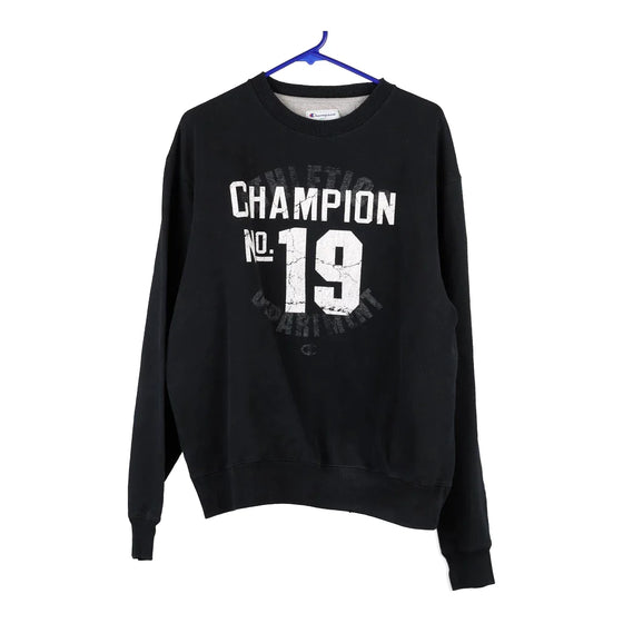 Vintage black Champion Sweatshirt - mens large