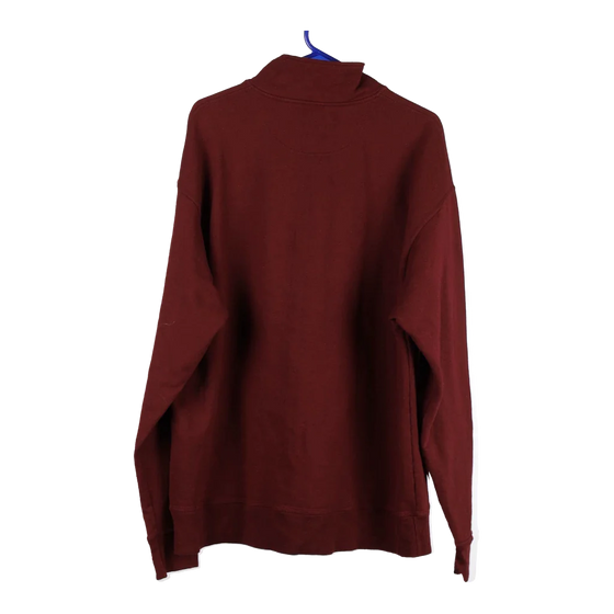 Vintage burgundy Champion 1/4 Zip - mens x-large