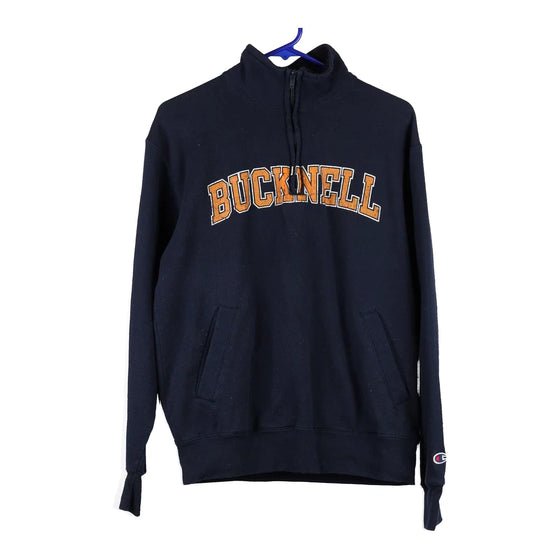 Vintage navy Bucknell University Champion 1/4 Zip - mens medium