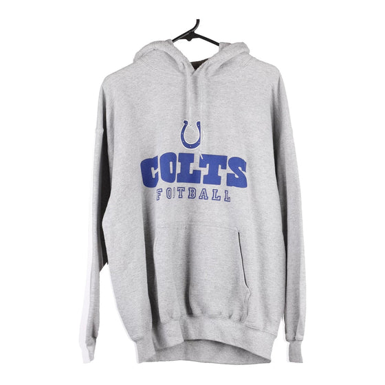 Vintage grey Indianapolis Colts Nfl Hoodie - mens large