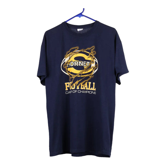 Vintage navy Russell Athletic T-Shirt - mens x-large