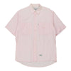 Vintage pink Levis Short Sleeve Shirt - mens medium