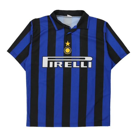 Vintage blue Inter Milan Replica Football Shirt - mens x-large