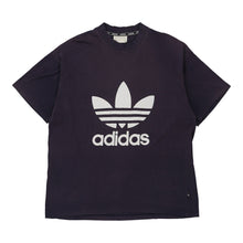  Vintage navy Adidas T-Shirt - mens xx-large