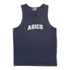 Vintage navy Asics Vest - mens x-large