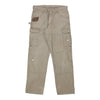 Vintage beige Wrangler Cargo Trousers - mens 35" waist