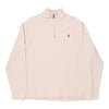 Vintage pink Ralph Lauren 1/4 Zip - mens large