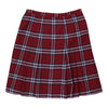 Vintage red Burberry Mini Skirt - womens 33" waist