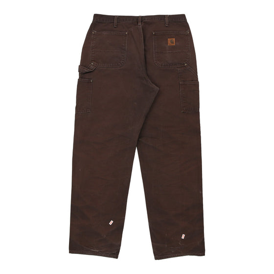 Vintage brown Carhartt Carpenter Trousers - mens 34" waist