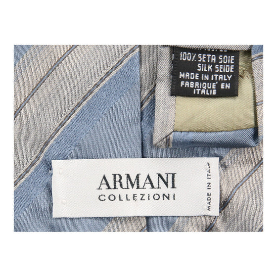 Vintage blue Armani Tie - mens no size