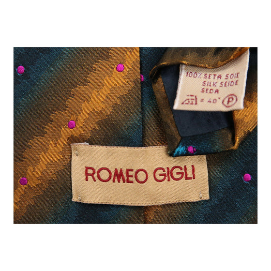 Vintage black Romeo Gigli Tie - mens no size