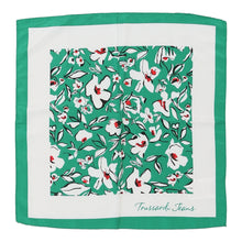  Trussardi Floral Handkerchief - No Size Green Polyester