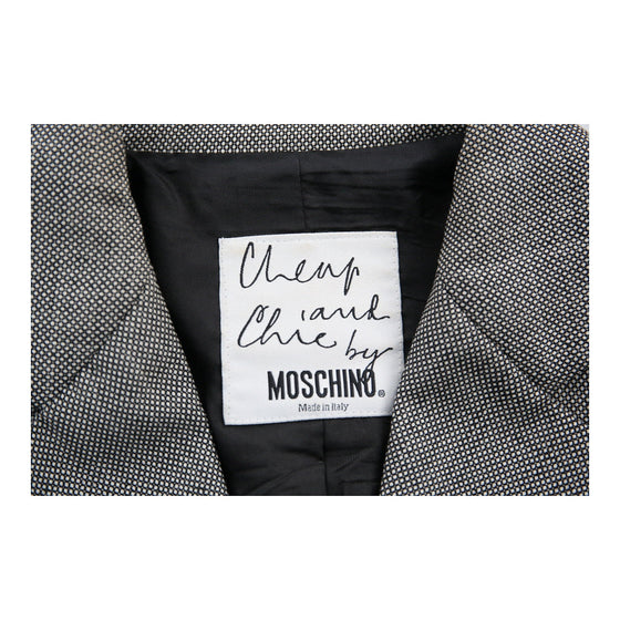 Vintage grey Cheap & Chic Moschino Blazer - mens medium