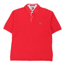  Vintage red Tommy Hilfiger Polo Shirt - mens x-large