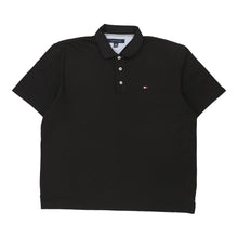  Vintage black Tommy Hilfiger Polo Shirt - mens large