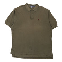  Vintage khaki Polo Ralph Lauren Polo Shirt - mens x-large