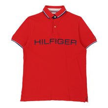  Vintage red Tommy Hilfiger Polo Shirt - mens x-small