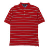 Vintage red Tommy Hilfiger Polo Shirt - mens large