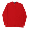 Vintage red Polo Ralph Lauren Long Sleeve Polo Shirt - mens large