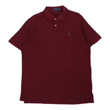  Vintage burgundy Polo Ralph Lauren Polo Shirt - mens large