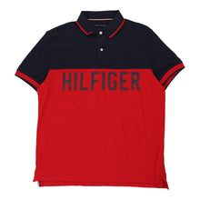  Vintage block colour Tommy Hilfiger Polo Shirt - mens large