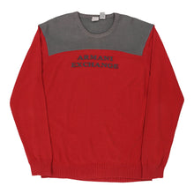  Vintage red Armani Exchange Jumper - mens x-large