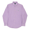 Vintage purple Custom Fit. Ralph Lauren Shirt - mens large