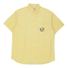 Vintage yellow Iceberg Short Sleeve Shirt - mens x-large