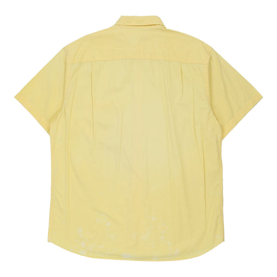 Vintage yellow Iceberg Short Sleeve Shirt - mens x-large