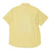 Vintage yellow Iceberg Short Sleeve Shirt - mens x-large