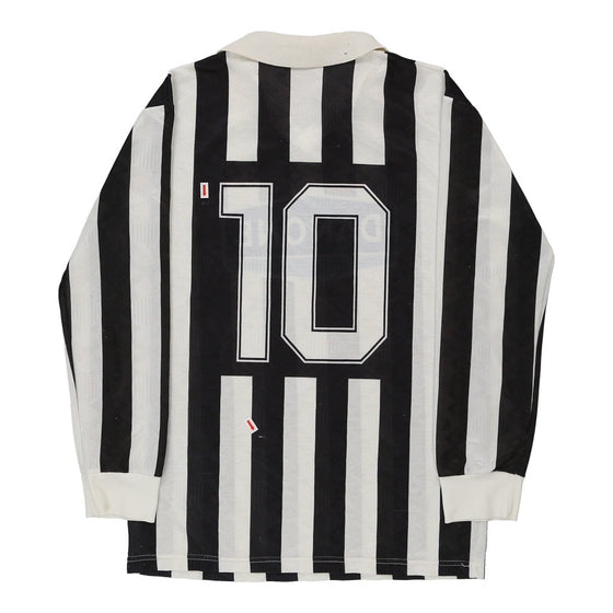 Vintage black & white Juventus FC  Unbranded Football Shirt - mens medium