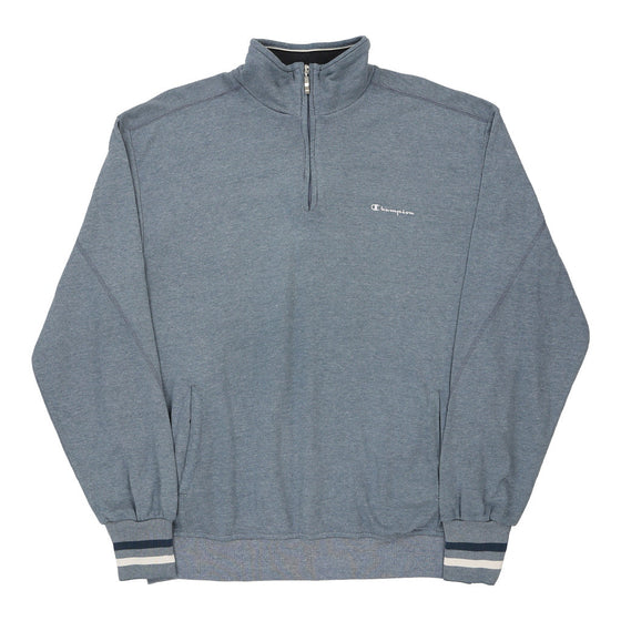 Vintage grey Champion 1/4 Zip - mens x-large